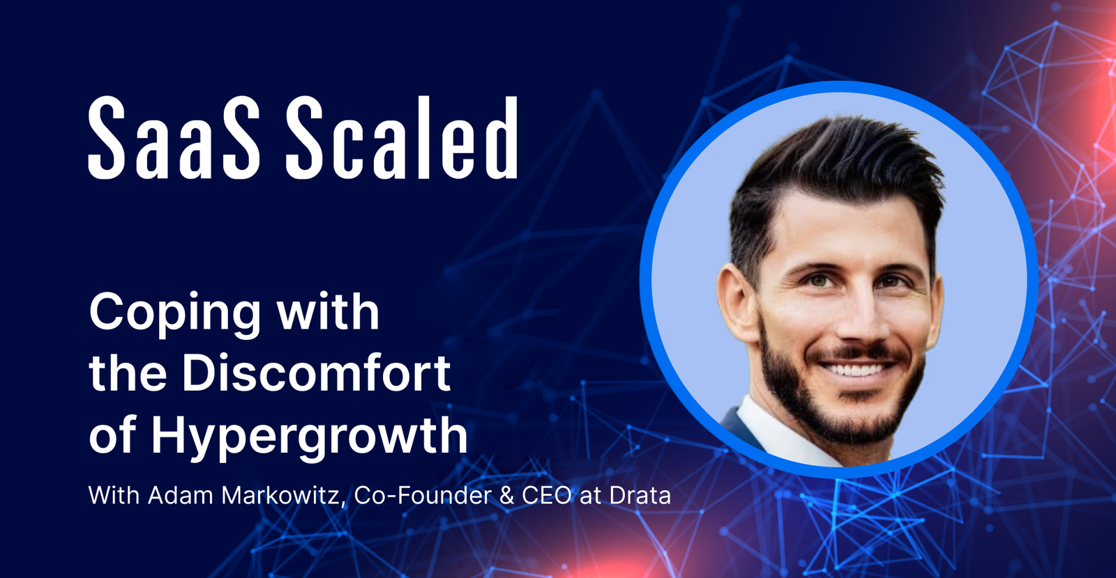 SaaS Scaled video cover, widescreen format, same episode with Adam Markowitz